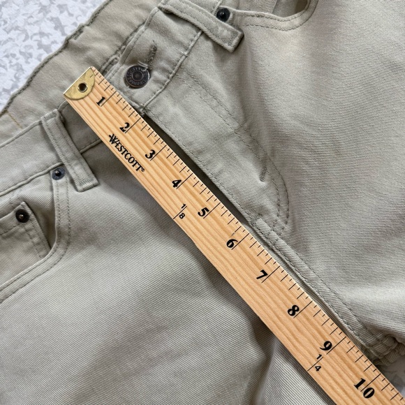 LEVI 511 Jeans Mens 31x32 Khaki Stretch Slim Fit Tapered Leg Flex - Picture 6 of 8